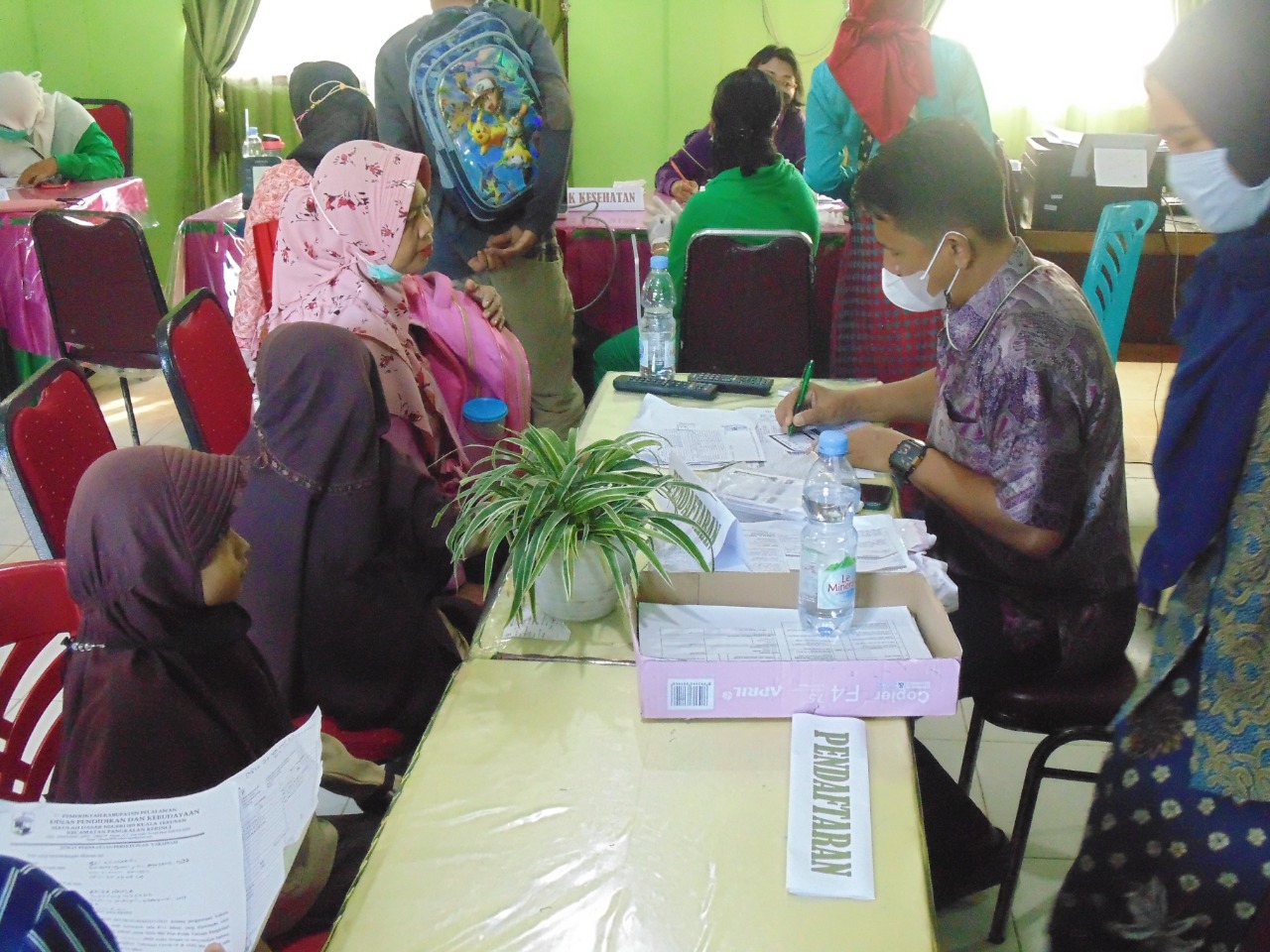 477 Siswa SD Negri 009 Pangkalan Kerinci Ikuti Vaksinasi